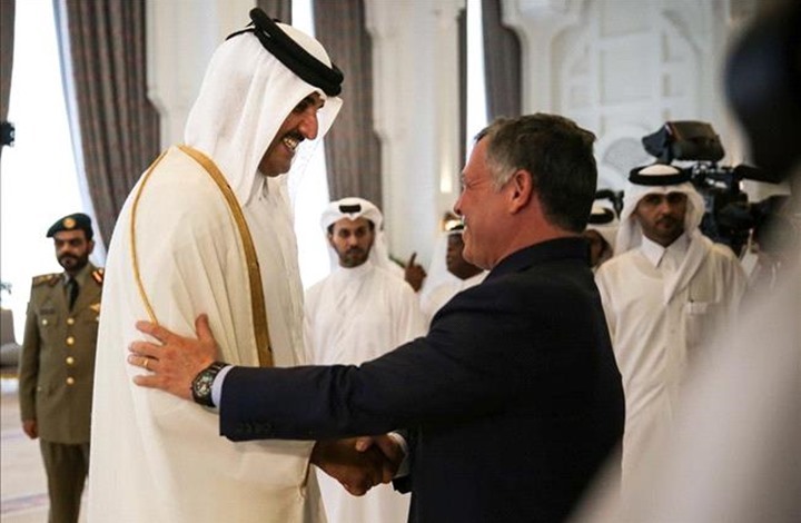 الأمير تميم يعزي الملك عبد الله بشهداء ألغام السلط 