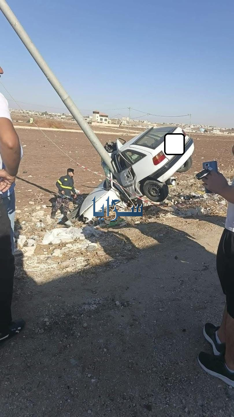 وفاة عشريني اثر تدهور مركبة في إربد… صور 