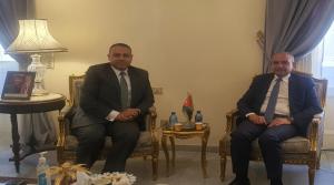 السفير الأردني في مصر يستقبل موفد الرئيس المصري لنقل التهاني بعيد الاستقلال