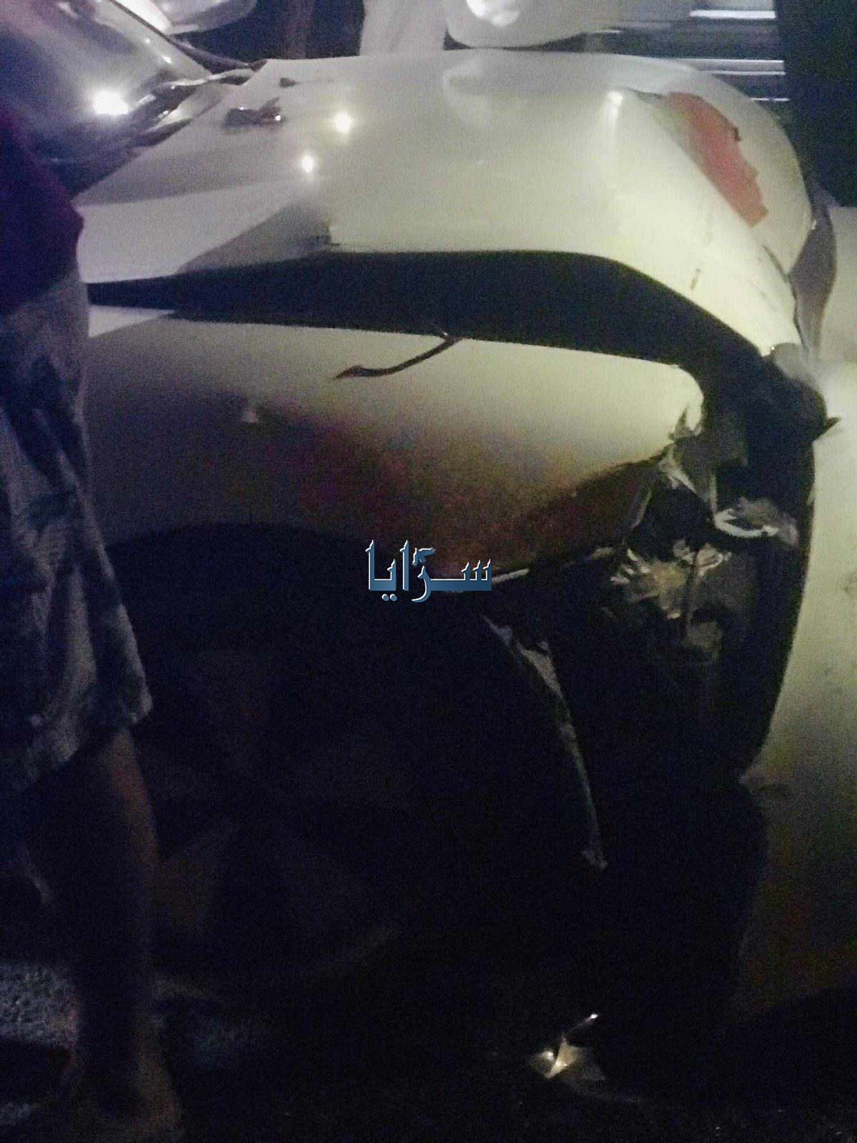 الأغوار الشمالية : (4) إصابات إثر حادث تصادم في منطقة المرزه