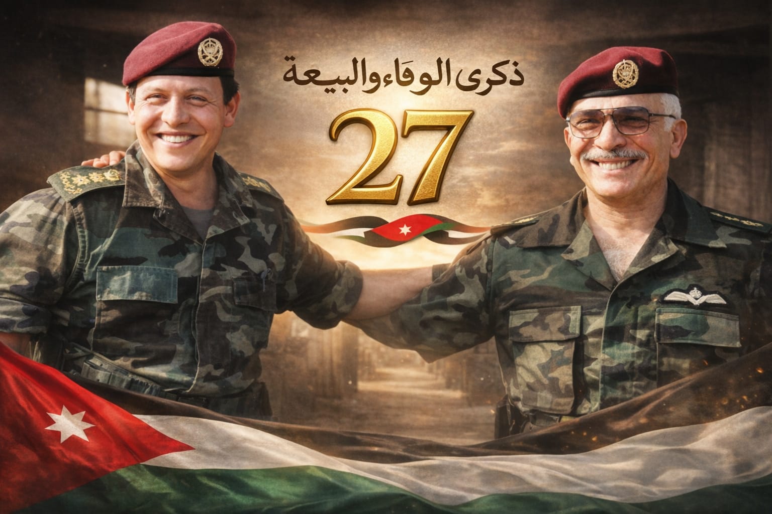 المصري: ذكرى يوم الوفاء والبيعة محطة وطنية نستحضر فيها مسيرة الإنجاز بالقيادة الهاشمية .