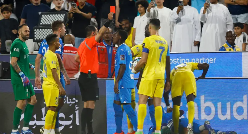 مدرب النصر: طرد رونالدو "مسرحية" بطلها البليهي