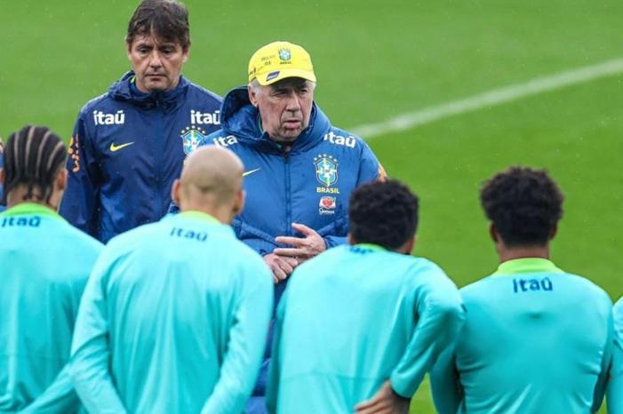 أنشيلوتي يكشف عن 11 لاعباً في قائمة البرازيل