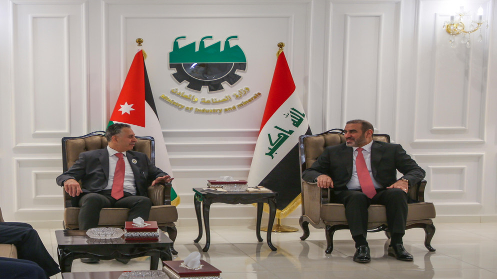 الأردن والعراق يؤكدان أهمية تعزيز التجارة البينية وتحفيز القطاع الخاص