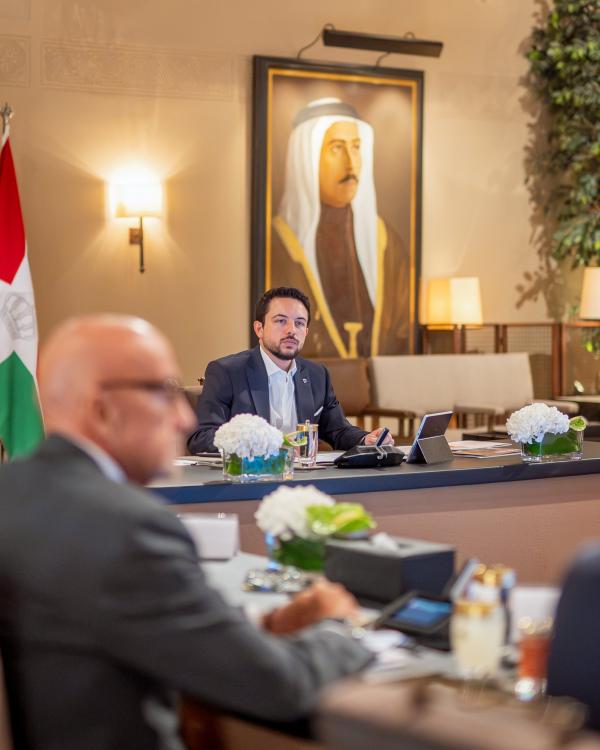 ولي العهد يترأس اجتماعا لمتابعة تحضيرات مؤتمر الاستثمار الأردني الأوروبي