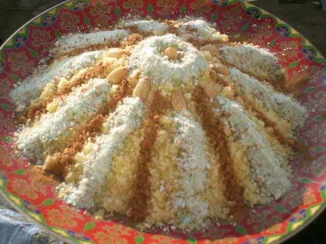 طريقة عمل الكسكسي الحلو