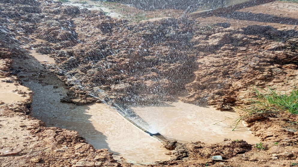 المياه: ضبط اعتداءات على خطوط المياه في الزرقاء بطاقة 1000 م‎³