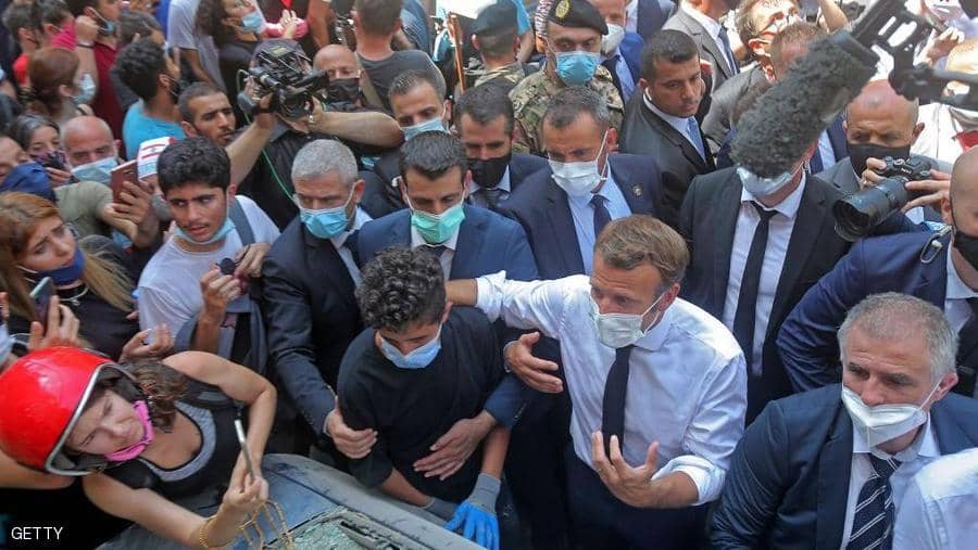 ماكرون يصدر أعلاناً هاماً من بيروت  ..  تفاصيل