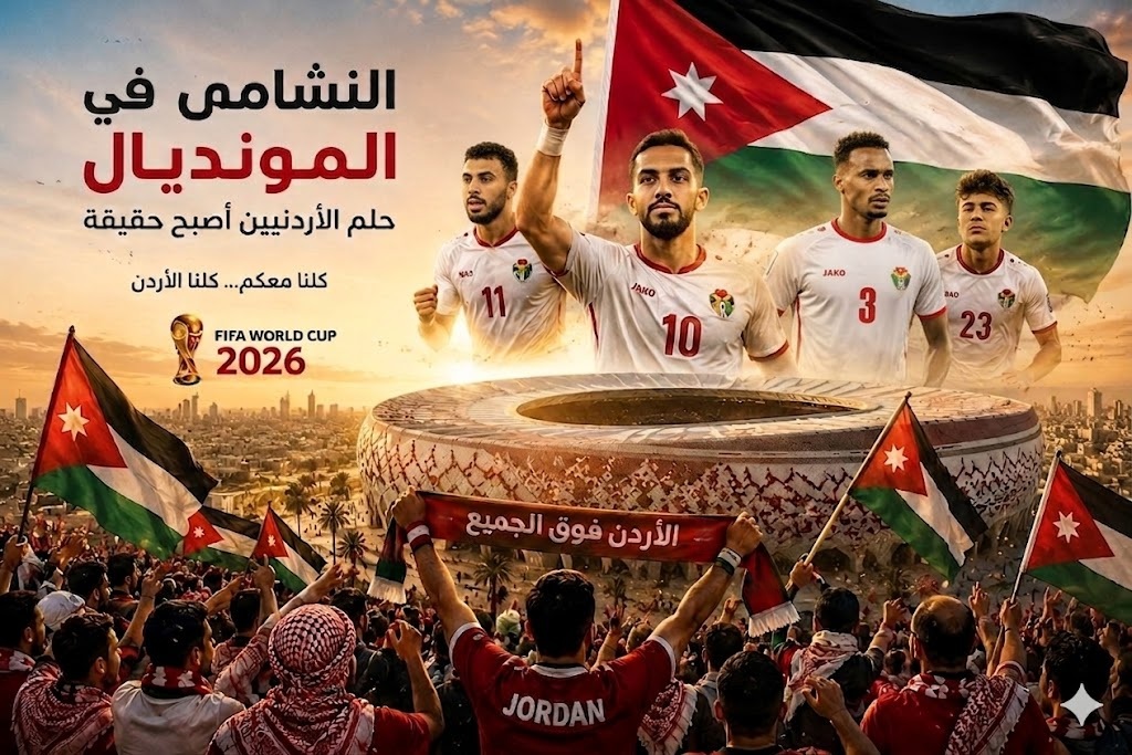 هل يفجر النشامى المفاجأة؟ ترقب وإثارة في الأردن ..  العد التنازلي لأول ظهور مونديالي 