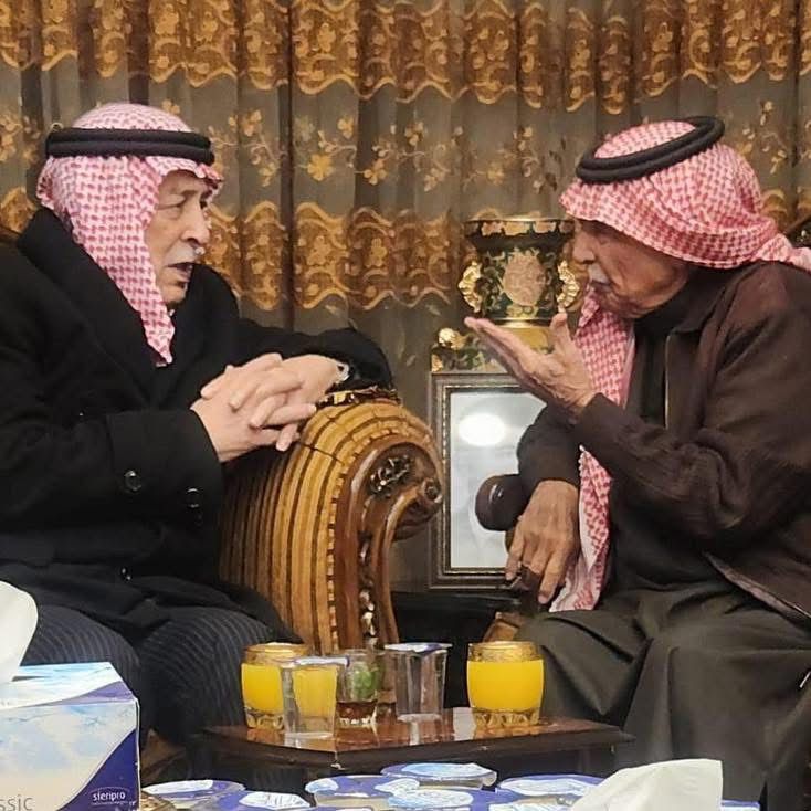 العيسوي يزور العين الشيخ العدوان للاطمئنان على صحته نيابة عن الملك وولي العهد