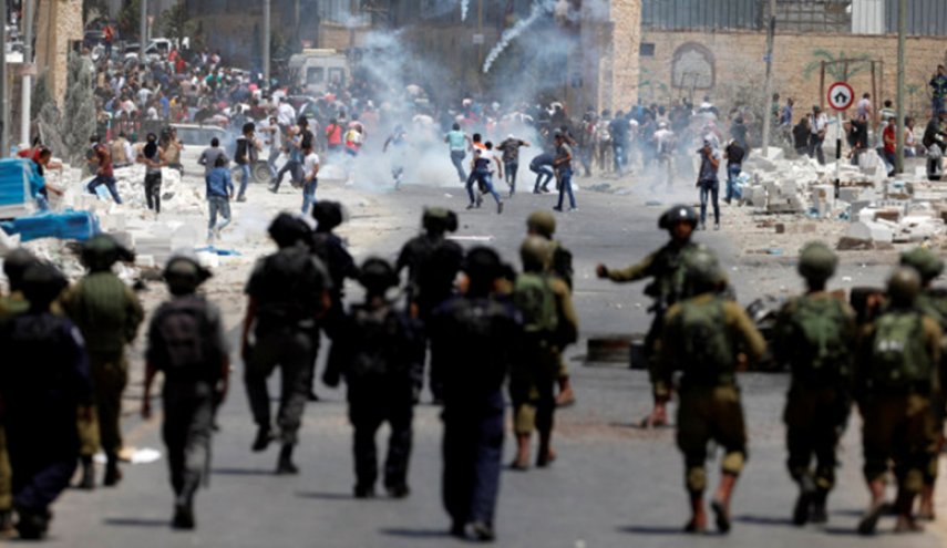 اصابة 17 فلسطينياً برصاص الاحتلال في مواجهات شرقي نابلس