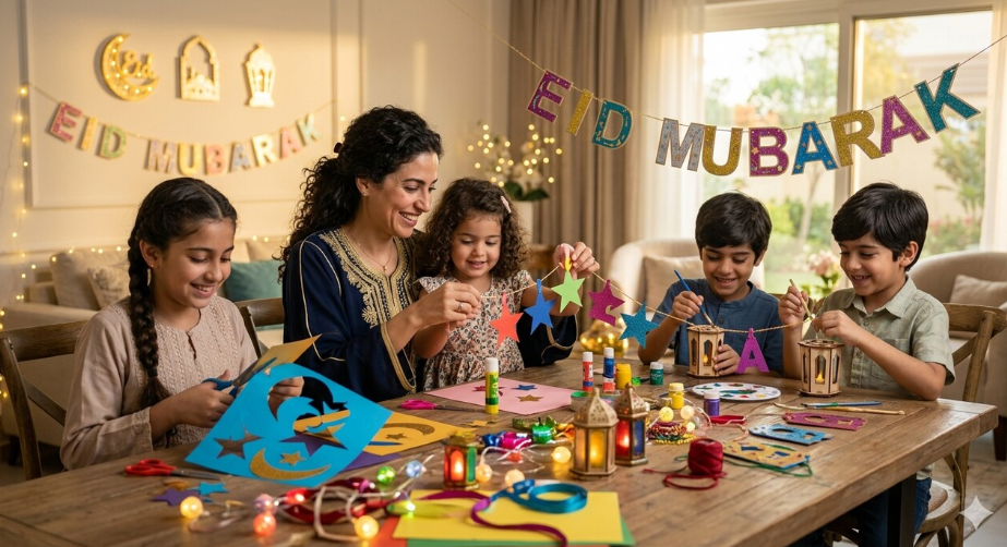 أنشطة مسلية وممتعة للأطفال في العيد داخل المنزل .. 