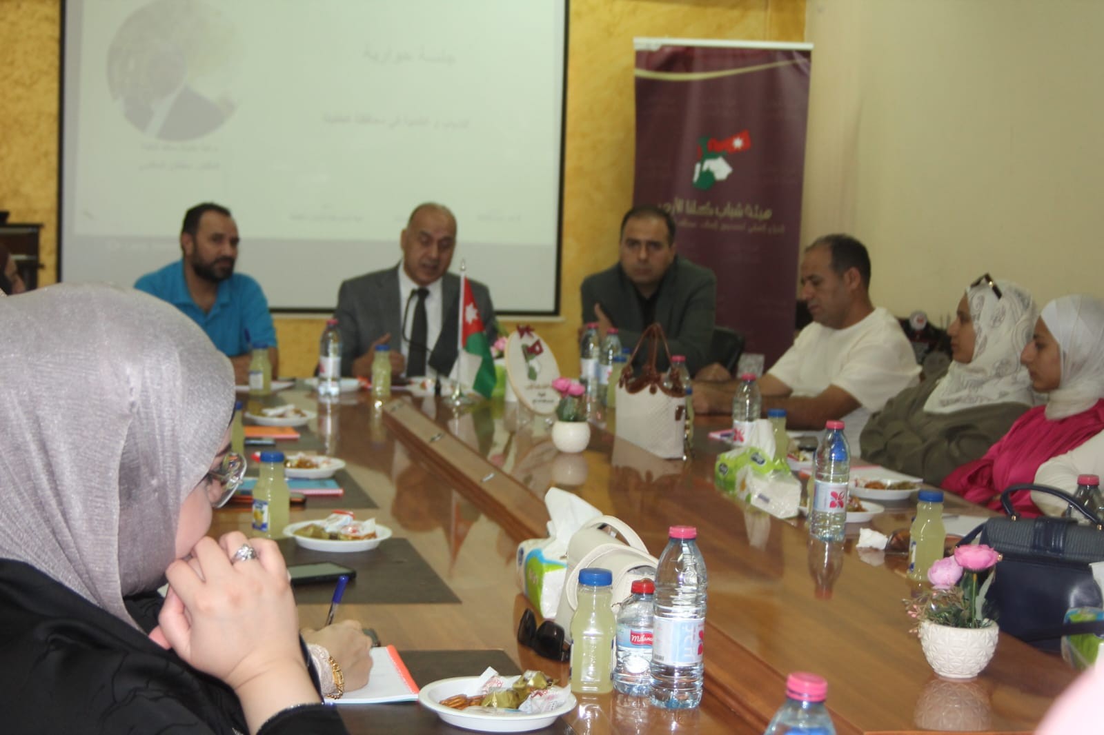 محافظ الطفيلة   " الماضي" ضيفاً ضمن جلسة حوارية في هيئة شباب كلنا الاردن .. 