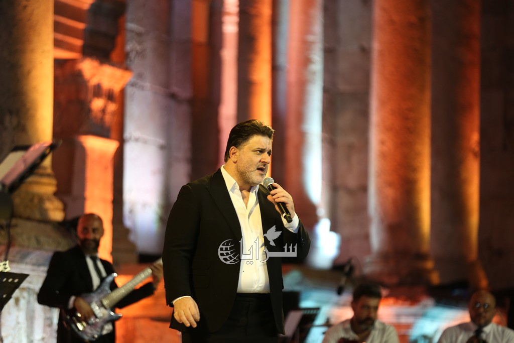 جوزيف عطية وملحم زين على مسرح جرش ..  صور 