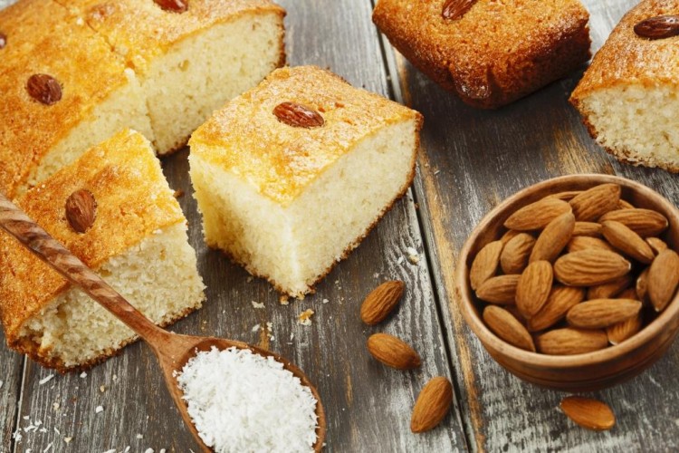 بسبوسة ناعمة بجوز الهند