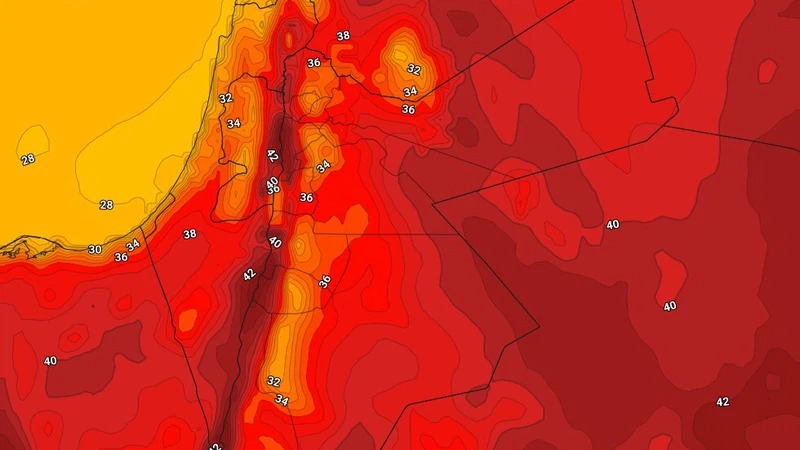 كتلة هوائية حارة جديدة قادمة إلى الأردن
