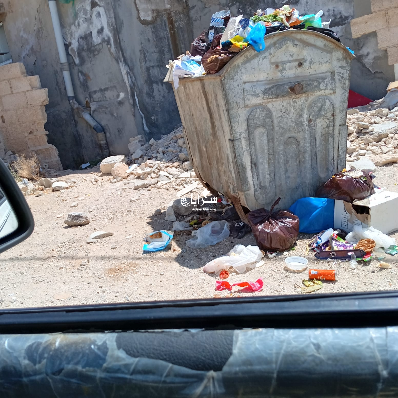 أهالي حي الشومرية في لواء الموقر يشتكون من تفاقم أزمة النفايات ..  ومطالبات بحل المشكلة - صور