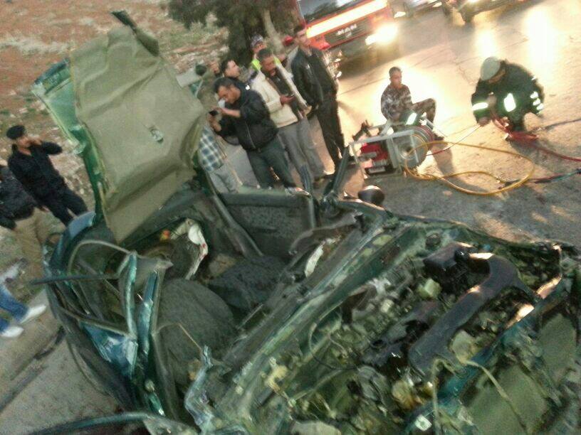 وفاة عشريني وإصابة آخر بتدهور سيارة في وادي عبدون  ..  صورة