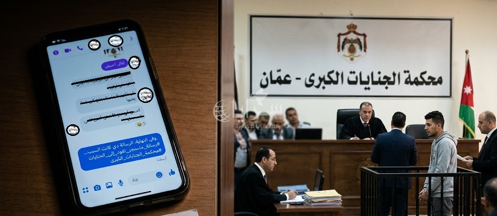 رسالة من شاب عبر ماسنجر تنتهي بقضية بمحكمة الجنايات الكبرى  ..  تفاصيل 