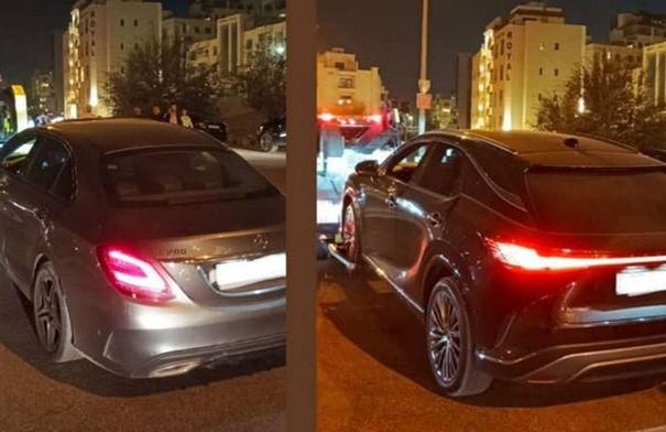 ضبط مركبتين اقتحمتا ممشى شارع الستين في عمان