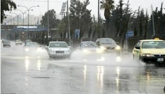 الأرصاد: أمطار غزيرة وبرق ورعد جنوبي وشرق الأردن