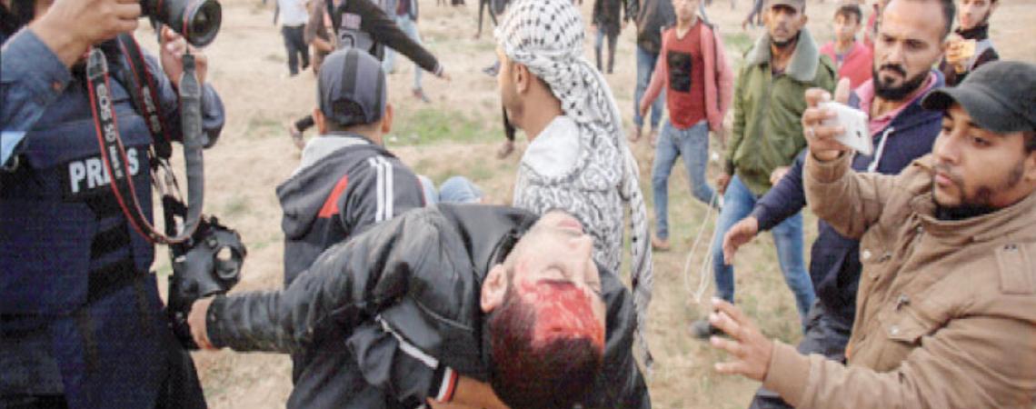 عشرات الإصابات برصاص الاحتلال شرق غزة وإسرائيل تتجه إلى انتخابات مبكرة