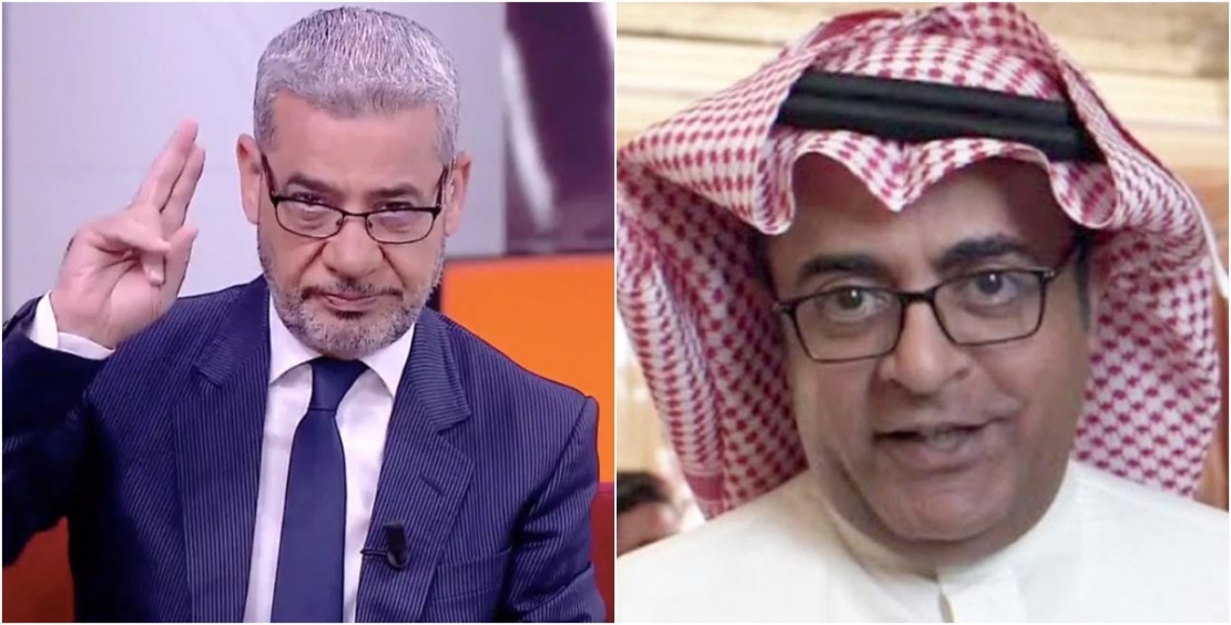 بالفيديو  ..  خالد الفراج يقلد مصطفى الآغا ..  والأخير يرد بمشهد ساخر