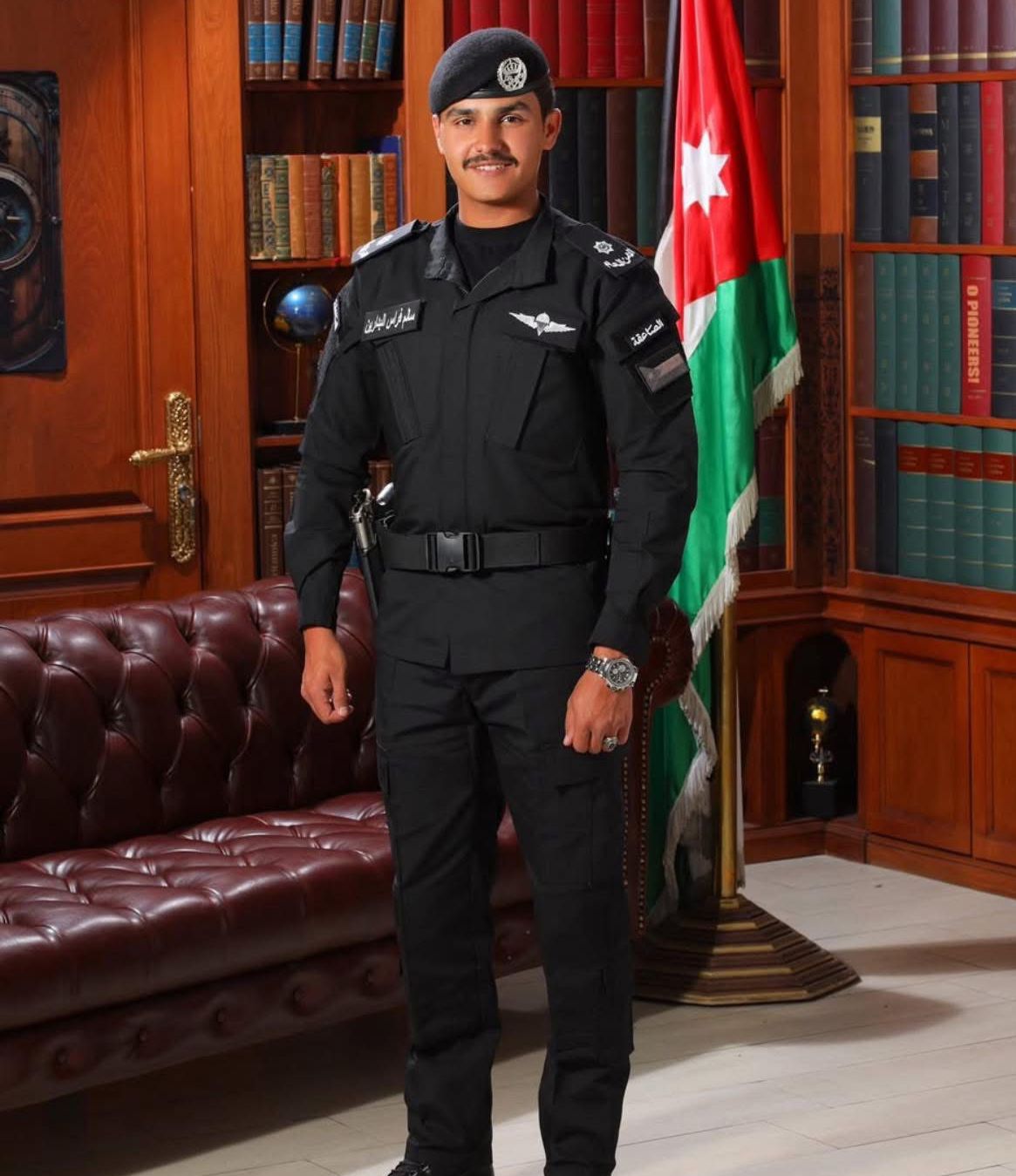 الملازم سالم البدارين مبارك التخرج
