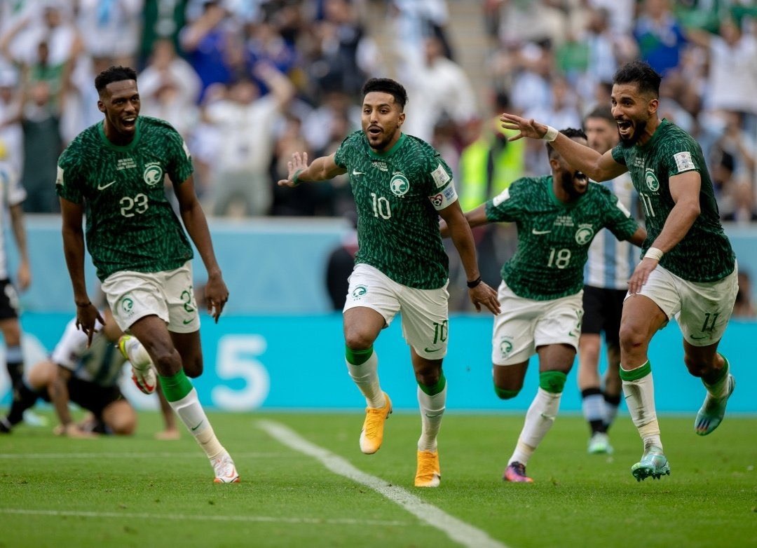 لمن فاتته المتعة  ..  شاهد اهداف المباراة التاريخية للأخضر السعودي أمام الأرجنتين 