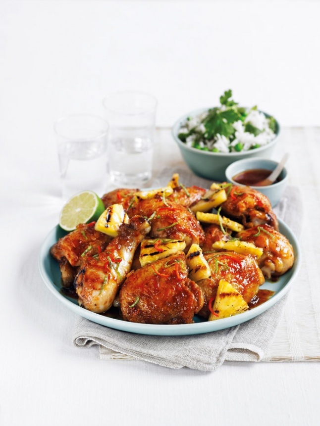 الدجاج مع صلصة الليمون