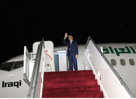 الرئيس العراقي يغادر الأردن