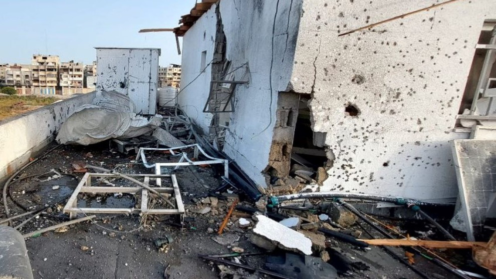 الاحتلال يستهدف قسم العناية المركزة بمستشفى الدرة للأطفال في غزة