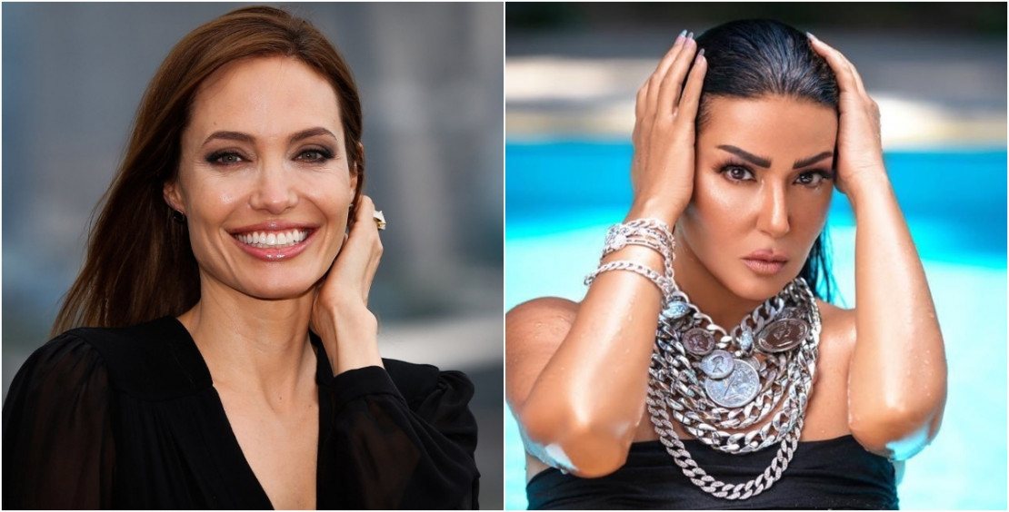 شاهدوا  ..  سمية الخشاب تتحول إلى أنجلينا جولي  ..  وتوجه رسالة لـ "الغيرانين"  ..  كيف ظهرت و ما هي ردود فعل العشاق؟ 
