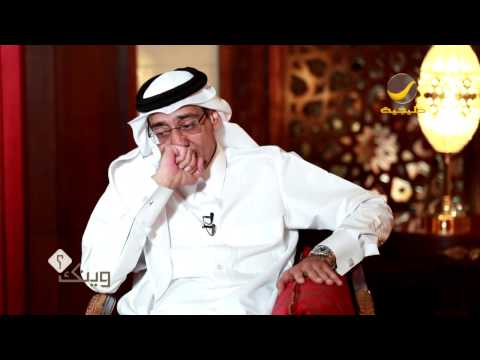 بالفيديو  ..  مذيع قطري يبكي على الهواء مباشرة حزناً على وفاة زوجته 