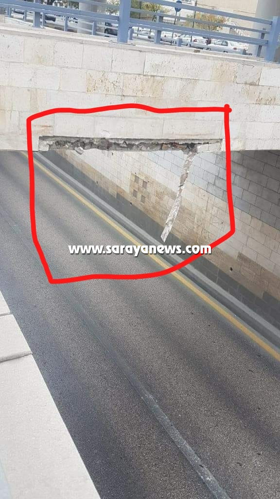 فضيحة تصدع جسر شارع عبدالله غوشه ..  "تفاصيل"
