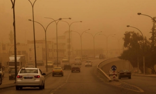 مديرية الأمن العام تحذر من الأجواء المغبرة نتيجة المنخفض الخماسيني