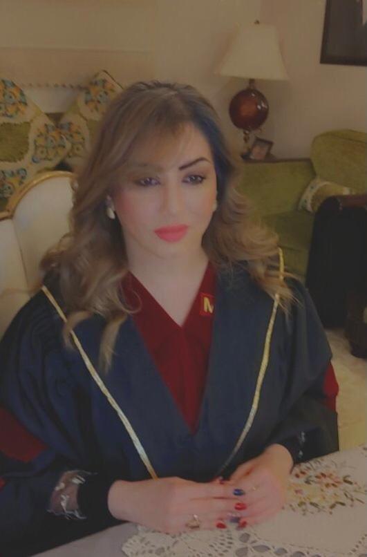 الماجستير في الصحافة والإعلام  للزميلة علا الشربجي