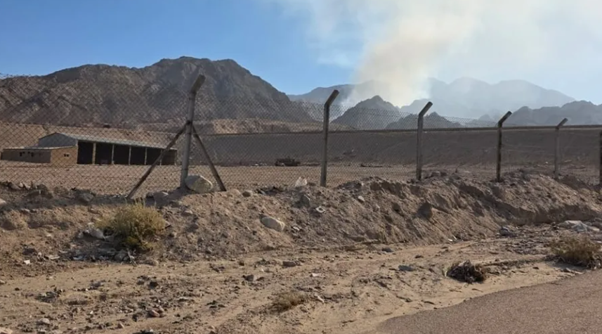 حريق في مكب النفايات ‏القديم في العقبة