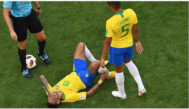 نيمار أضاع 14 دقيقة وهو يمثل في كأس العالم 2018