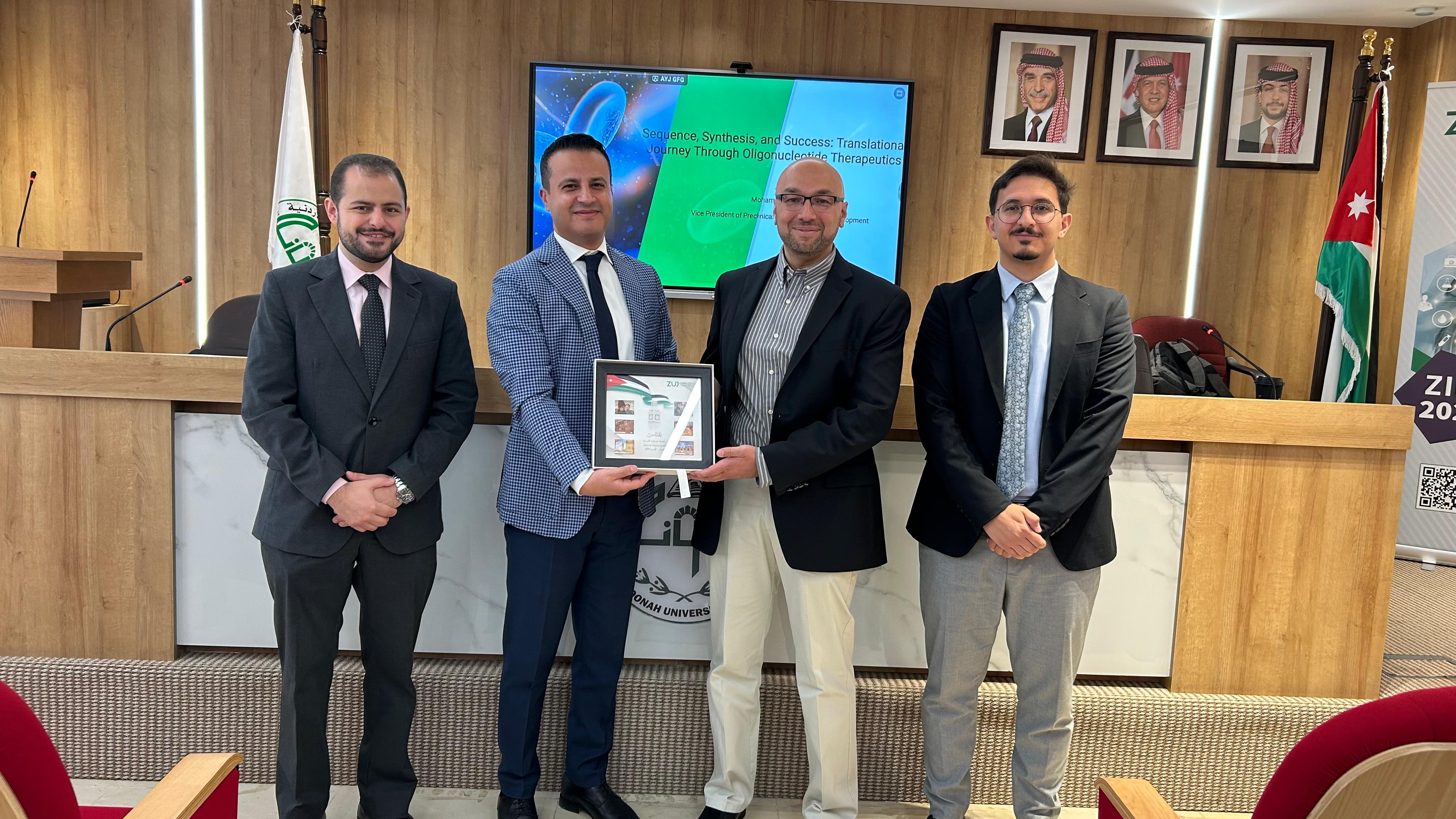 كلية الصيدلة في جامعة الزيتونة الأردنية تنظّم ورشة تدريبية حول العلاجات الجينية‎