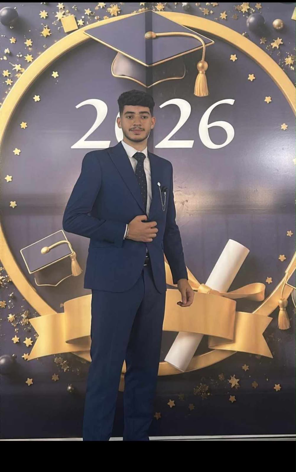 عون يوسف العكشة يتفوق بمعدل 97.48% في الحقل الصحي ..  مبارك النجاح