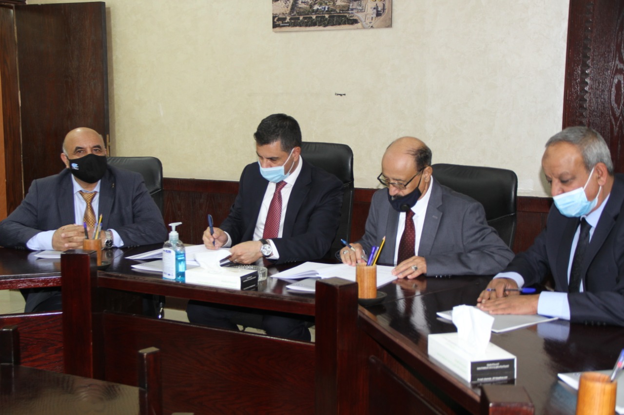 السعيدان يضع حجر الأساس لمبنى التحكم الجديد في  مياه العقبة ويوقع عقد إدارة مياه معان 