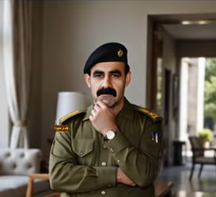 بالفيديو ..  شاهد ما جرى عندما عثر عبد حمود على نظارة تجسس تسجّل لصدام حسين 