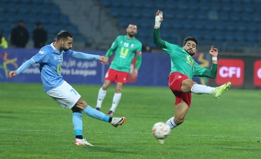 الفيصلي يتغلب على الوحدات بهدف دون مقابل في "ديربي" الكرة الأردنية 