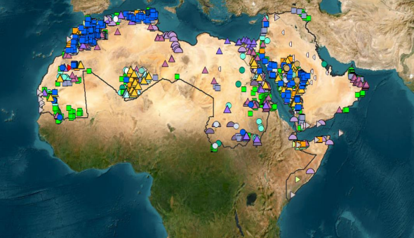أمطار بروق وزخات من البرد في 11 دولة عربية الأيام القادمة