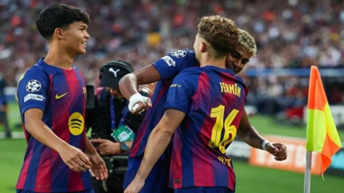 برشلونة يستعد لريال مدريد بسداسية في أولمبياكوس