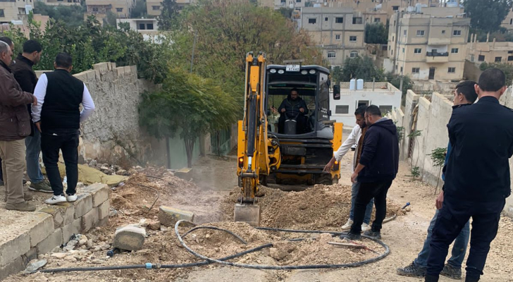 المياه: ضبط اعتداءات غير مشروعة في الرصيفة لتزويد 150منزلا مخالفا