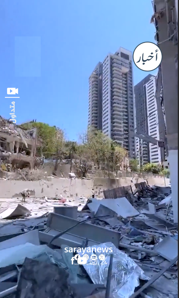 مشاهد توثق حجم الدمـار الذي خلّفته الصـواريـخ الإيرانية في تل أبـيب  ..  فيديو