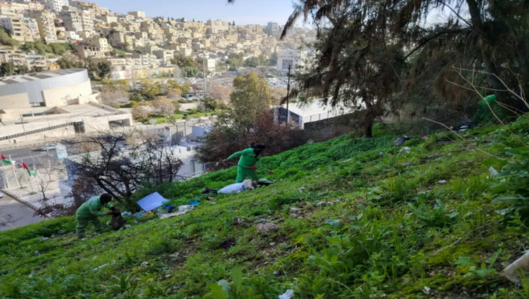 أمانة عمّان تستكمل حملة "عمّان حلوة"