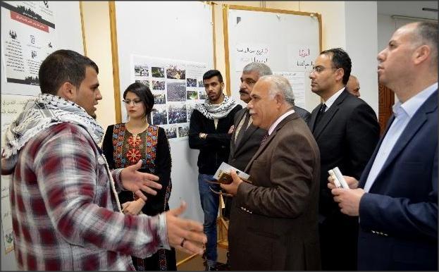 جامعة عمان الأهلية تنظم معرض "القدس ملقانا"